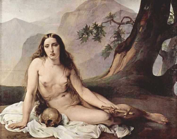 Francesco Hayez The Penitent Mary Magdalene china oil painting image